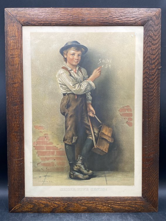 John George Brown 1891 Print