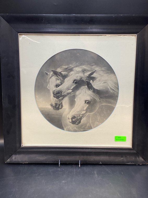 "Pharoah's Horses" Framed Lithograph