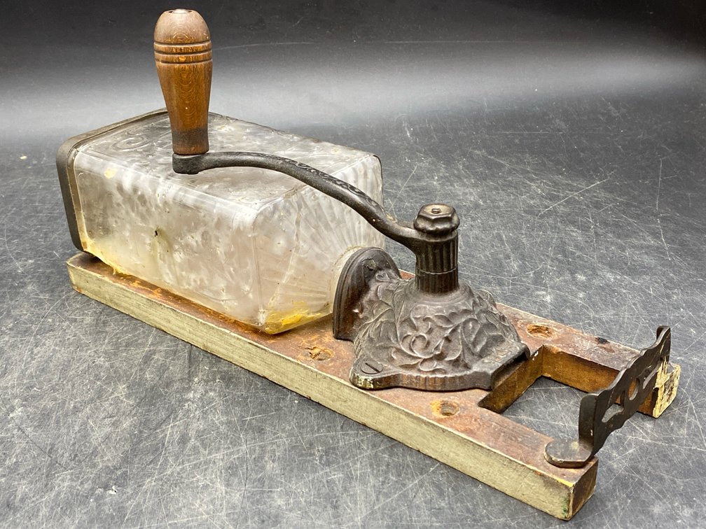 Vintage Hand Crank Wall Coffee Grinder