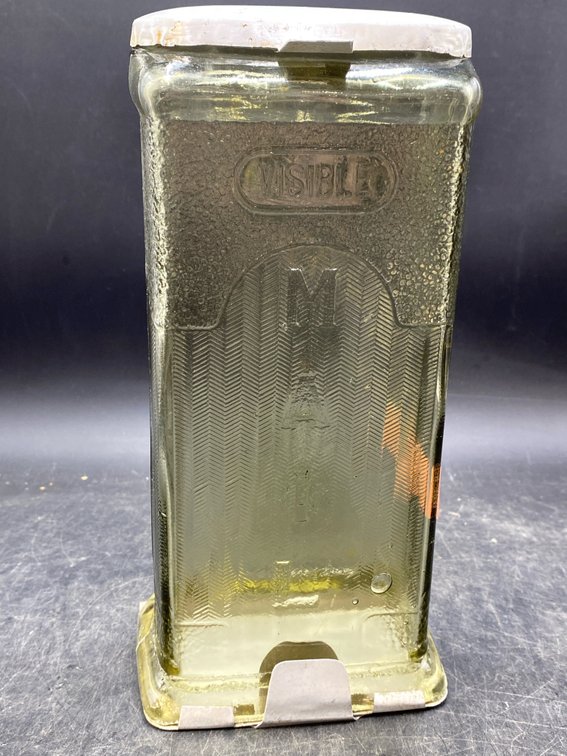 Vintage Glass Wall Mount Mailbox