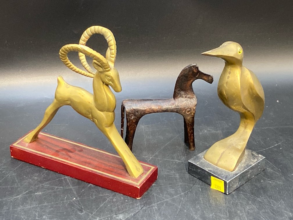 Brass Toned Animal Figures & Related