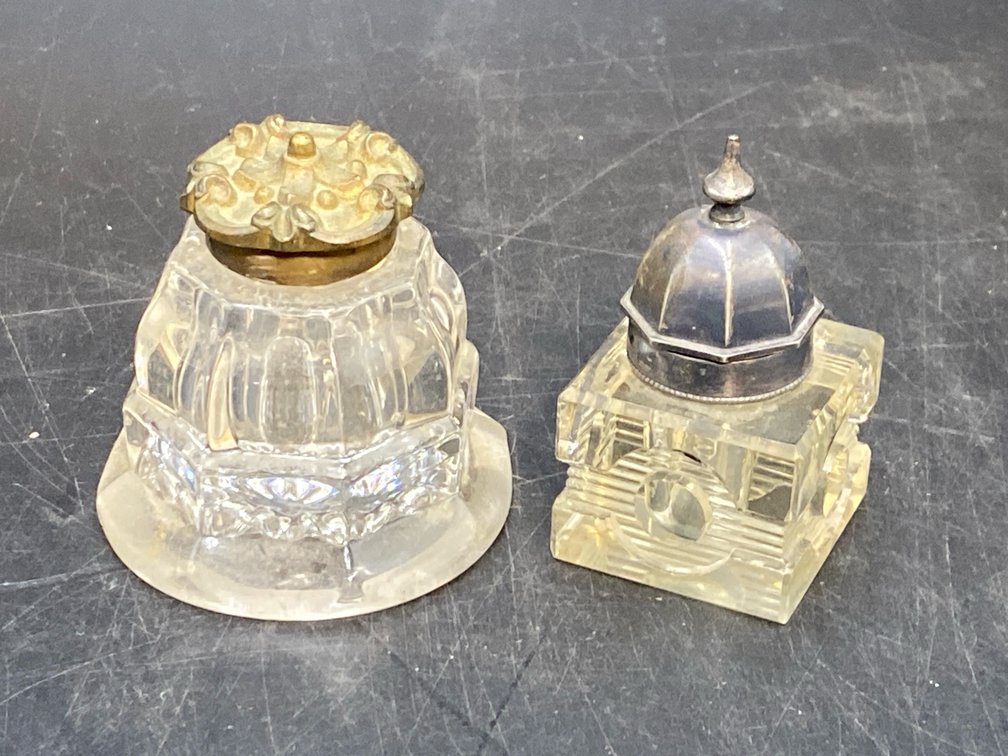 Silver Plated & Related Inkwells