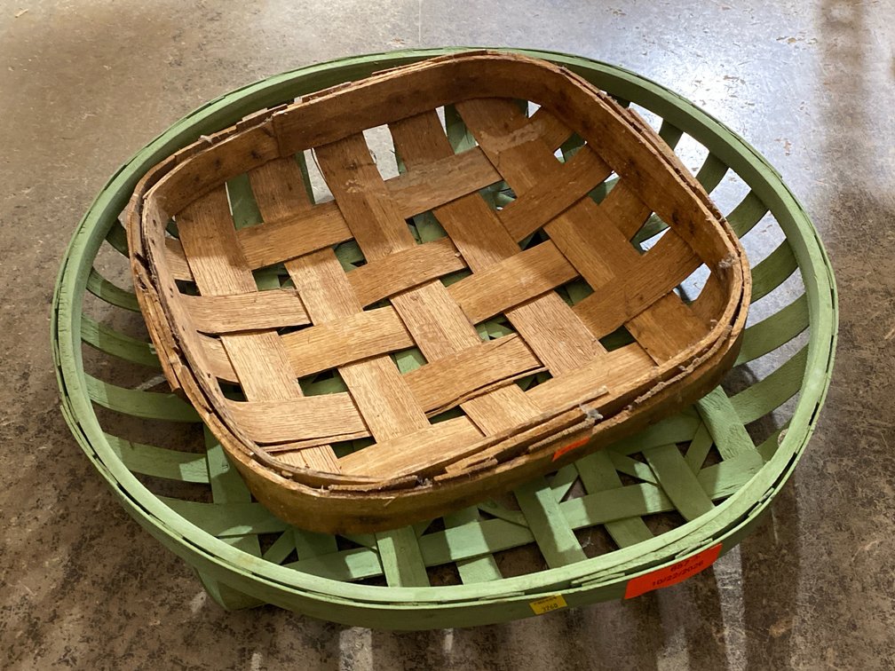 Vintage Slat Baskets