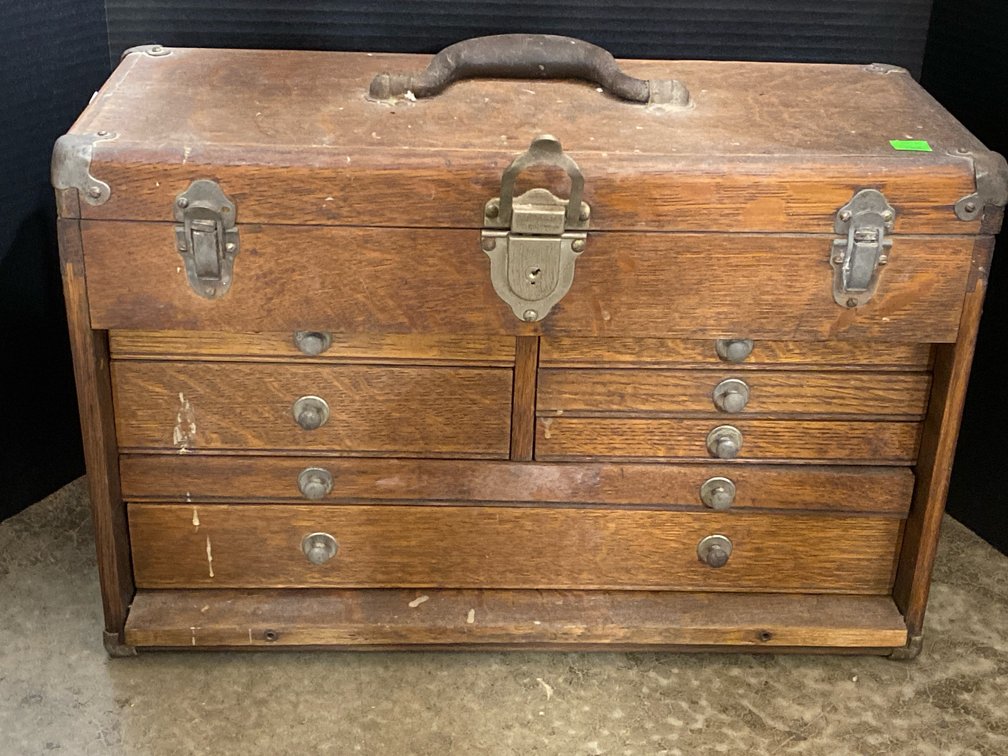 Wooden Machinists Chest