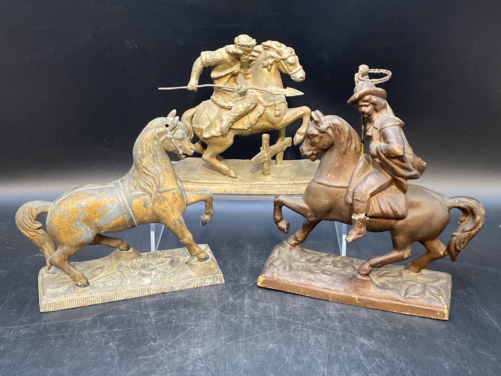 Metal Horseback Figures