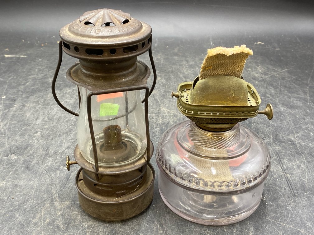 Vintage Oil Lamp & Lantern