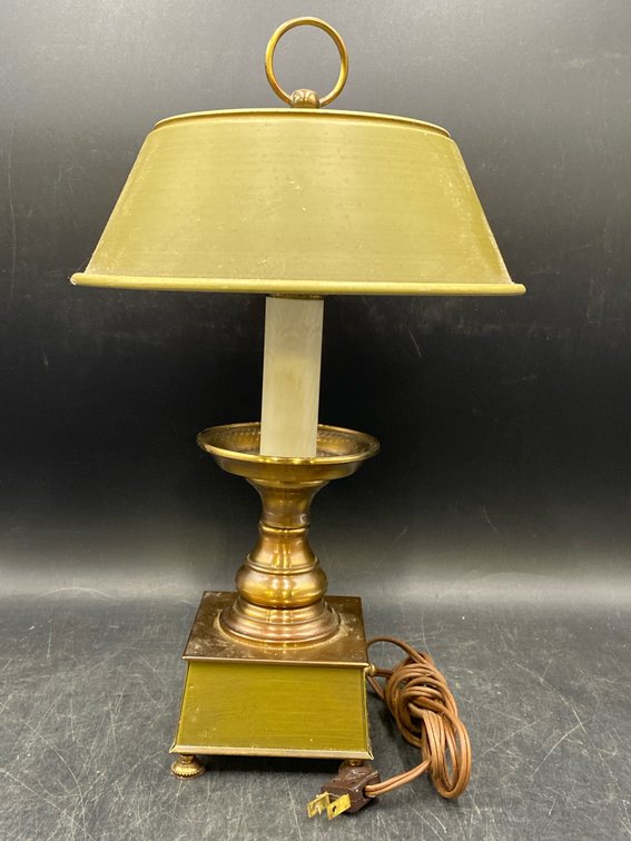Brass Toned Table Lamp
