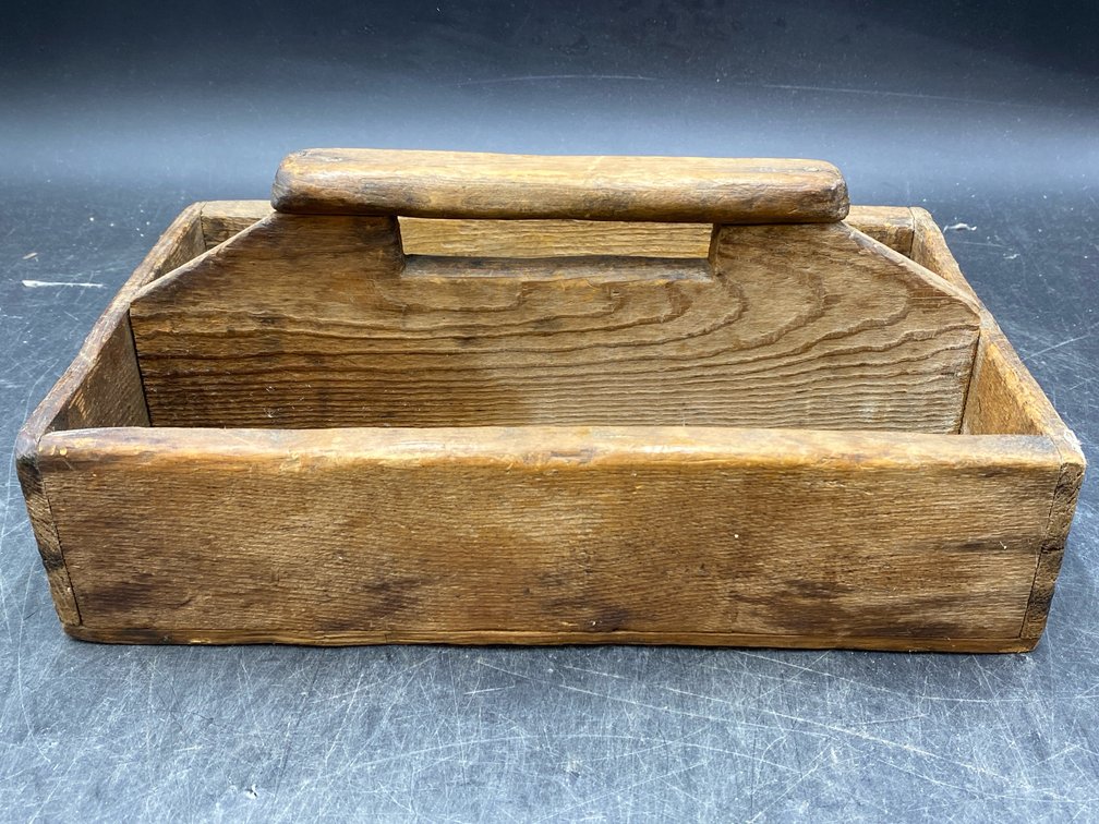 Primitive Wooden Caddy