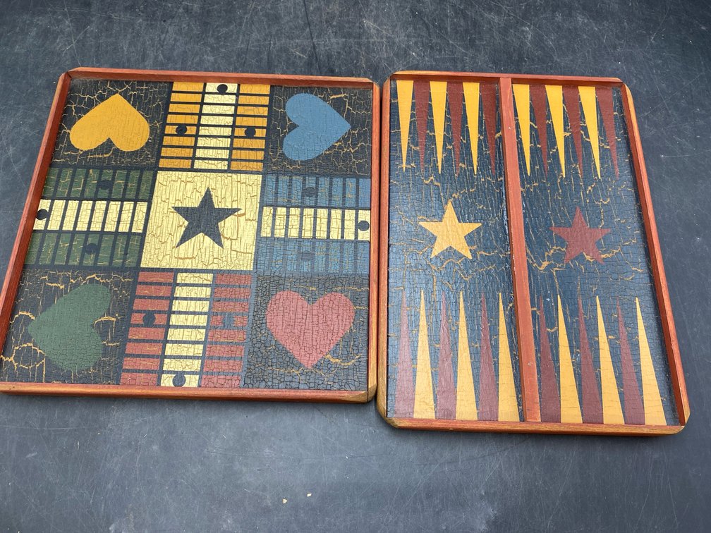 Folk Art Wooden Wall Hanging Boards