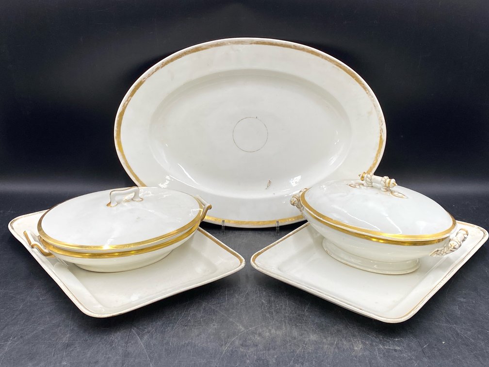 Porcelain Serving Assortment and Related