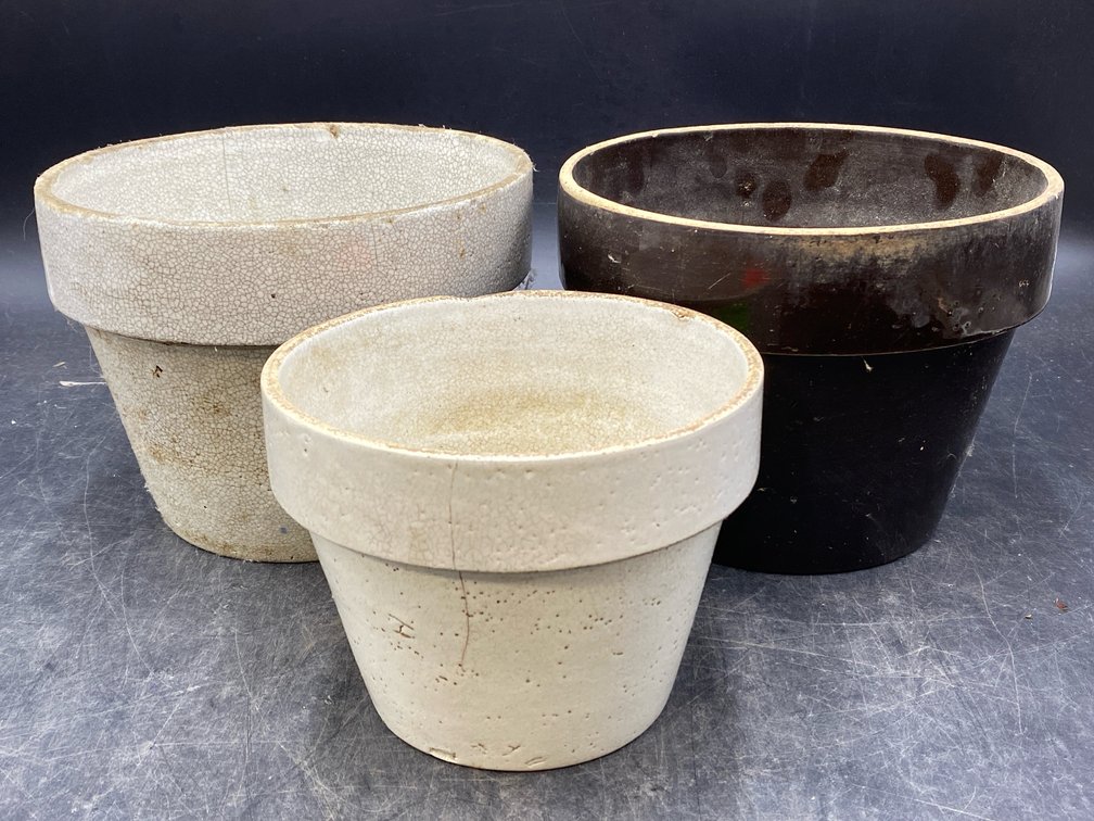 Stoneware Planters