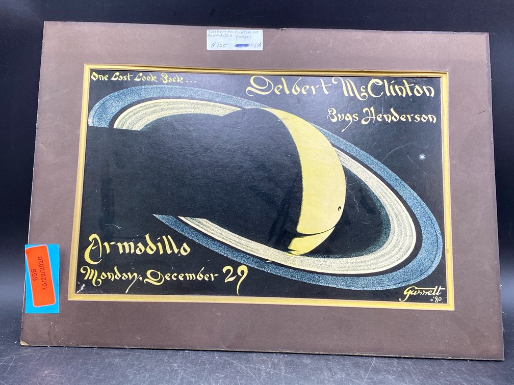 Delbert McClinton Armadillo Poster