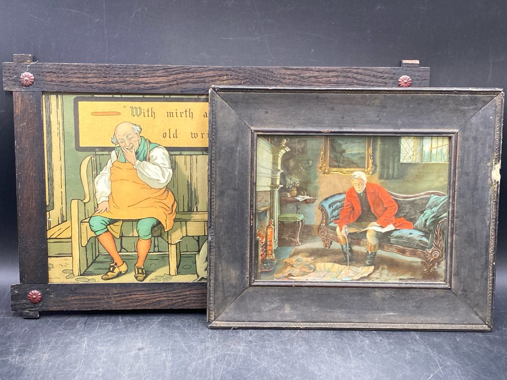 Framed Elderly Gentlemen Prints