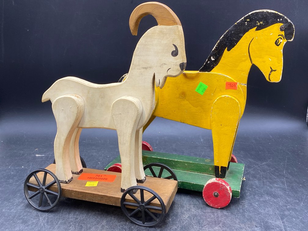 Painted Wooden Pull Toys
