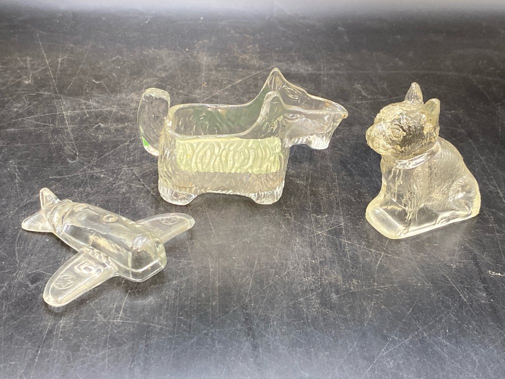 Vintage Glass Candy Containers