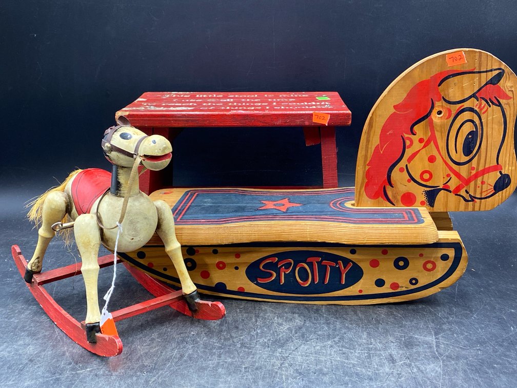 Vintage Wooden Child’s Finds