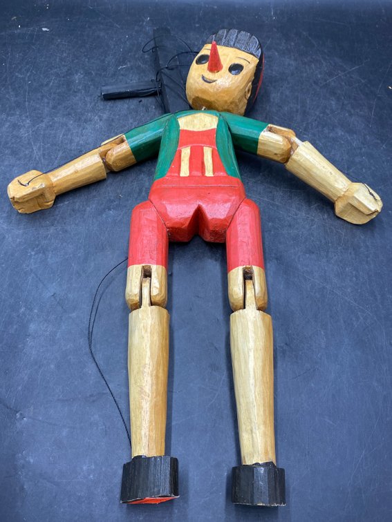 Pinocchio Style Wood Puppet