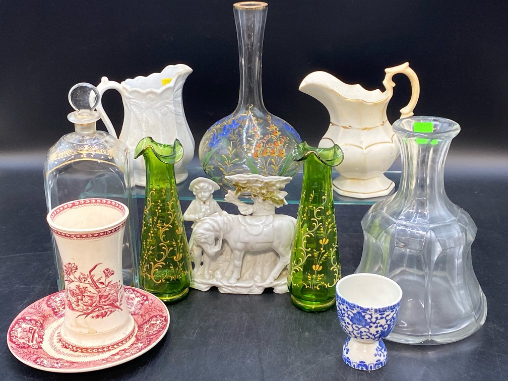 19th & 20th c Ceramics & Glass