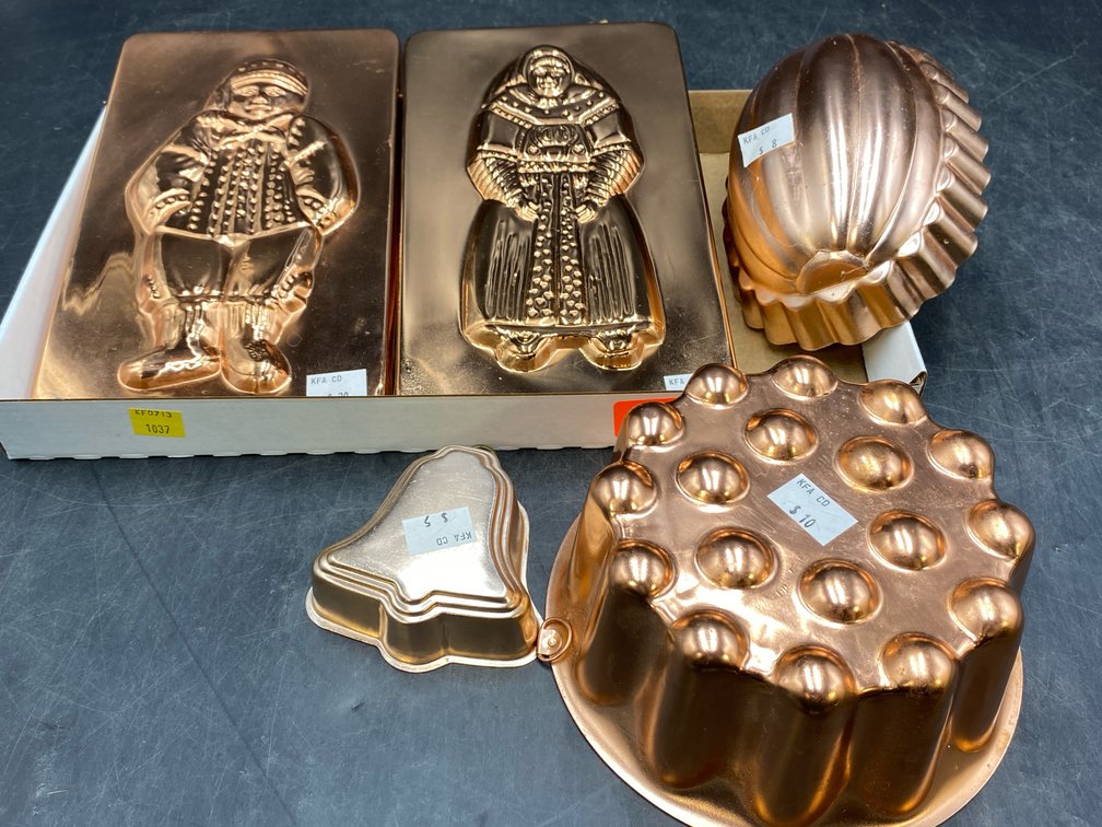 Vintage Copper Molds