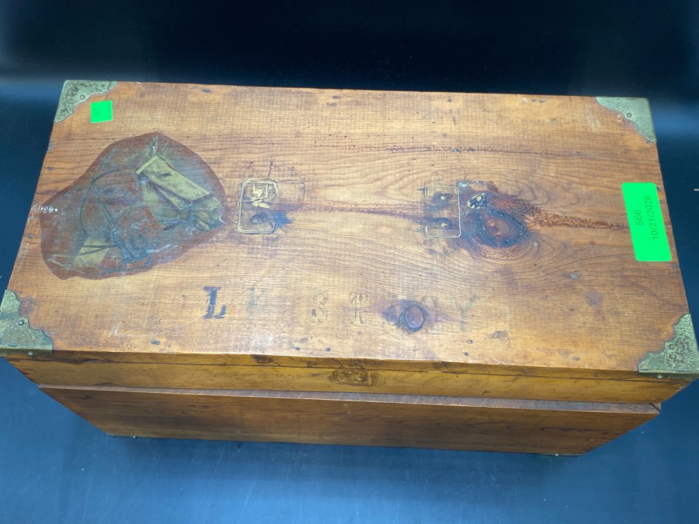 Wooden Divided Storage Box
