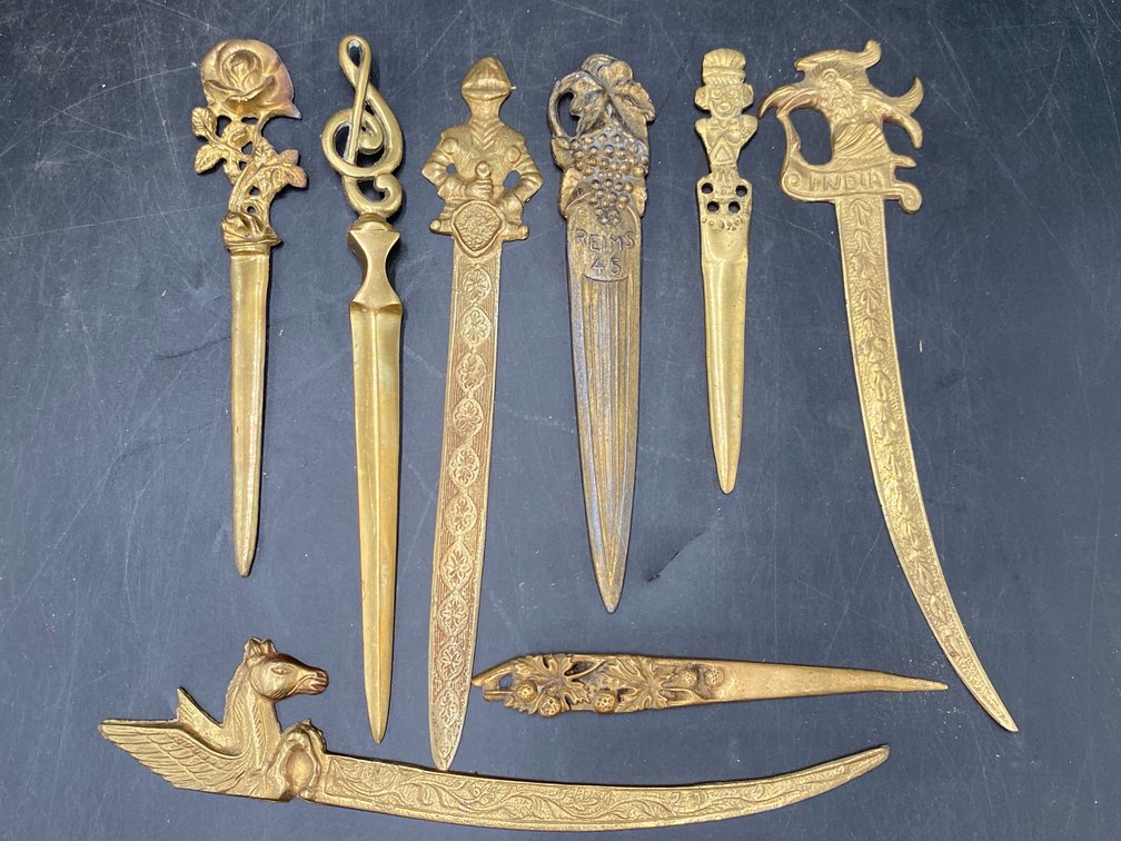 Fancy Brass Letter Openers