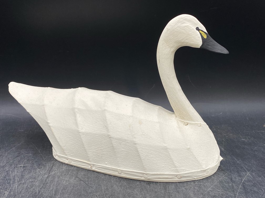 Ron Vick Canvas-Over-Wire Swan Decoy