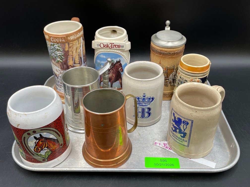 Assorted Beer Steins
