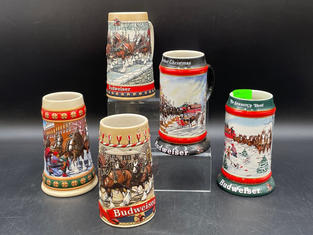 Budweiser Beer Steins
