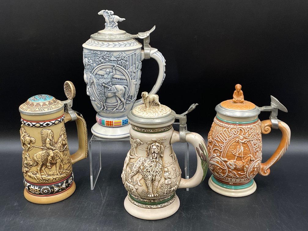 Avon Lidded Beer Steins