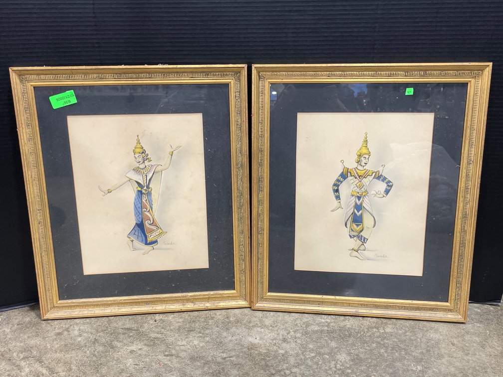 Malay Peninsula Dancer Framed Prints