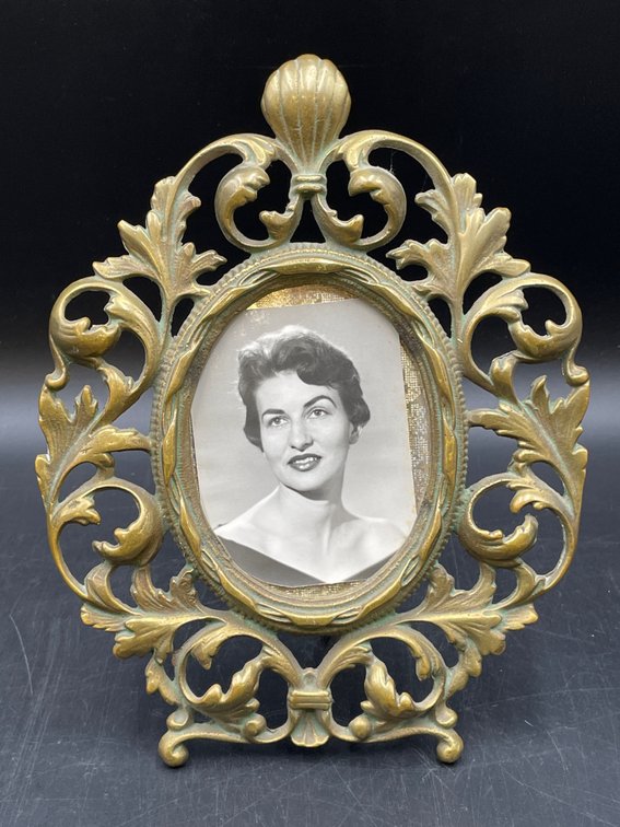 Cast Brass Scrollwork Frame