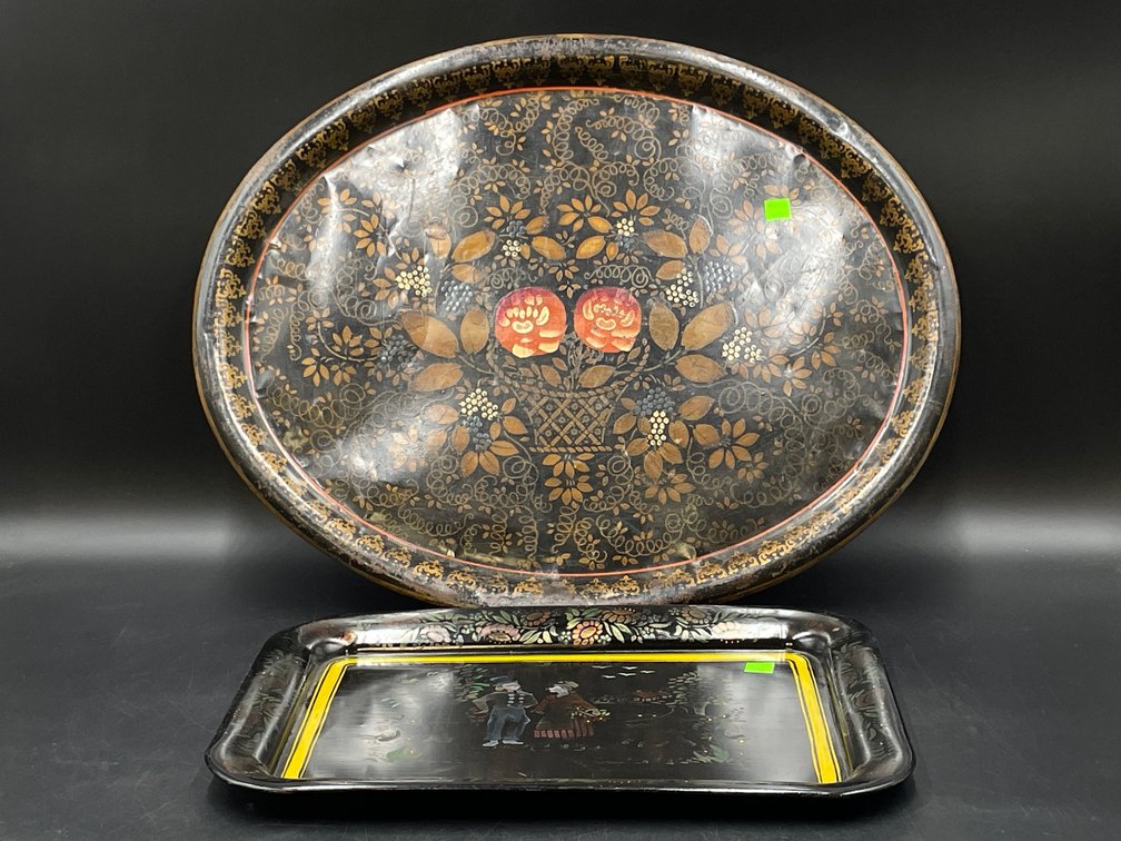 Handpainted Toleware Trays