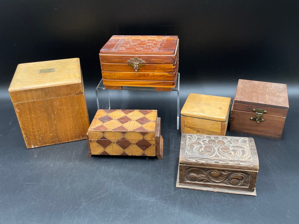 Assorted Wooden Boxes