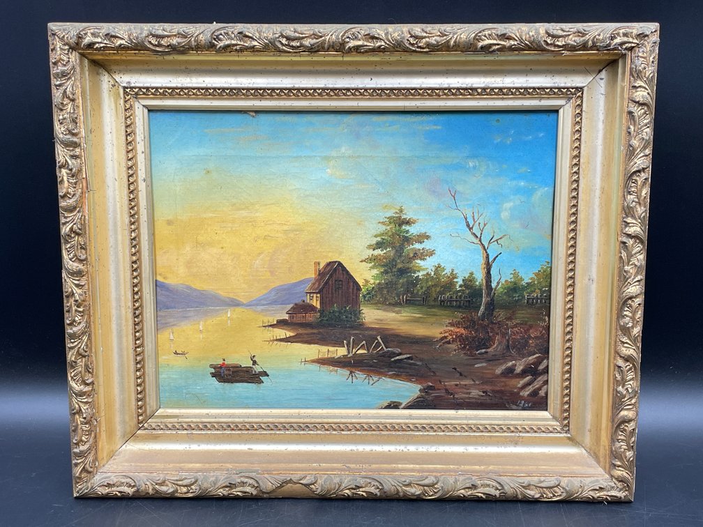 Hudson River School (19th Century) Landscape Painting