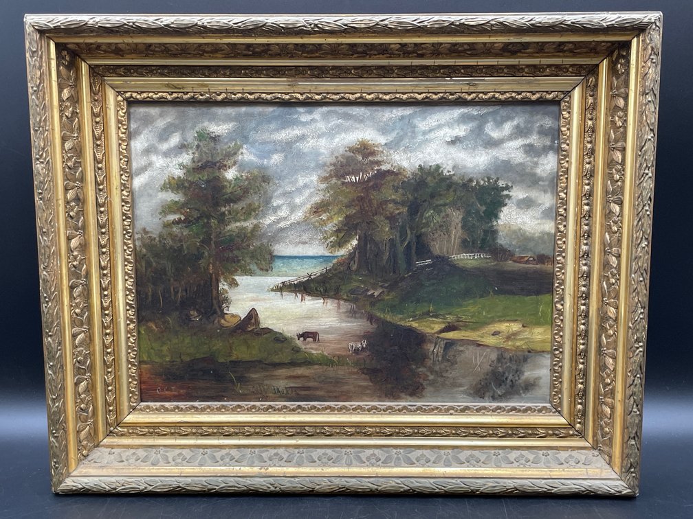 American School (Late 19th century) Landscape Painting