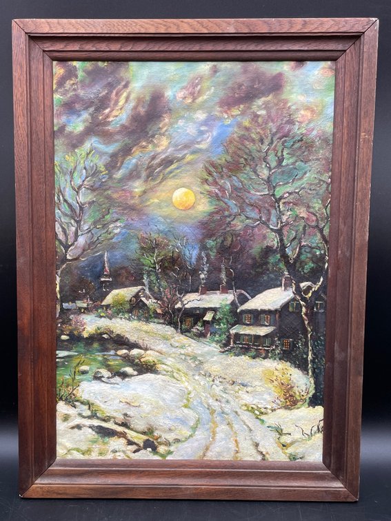 American School (20th century) Winter Landscape