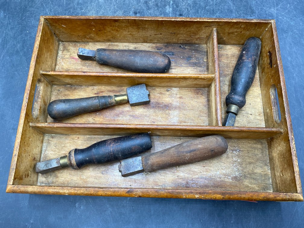 Wooden Tools & Tray