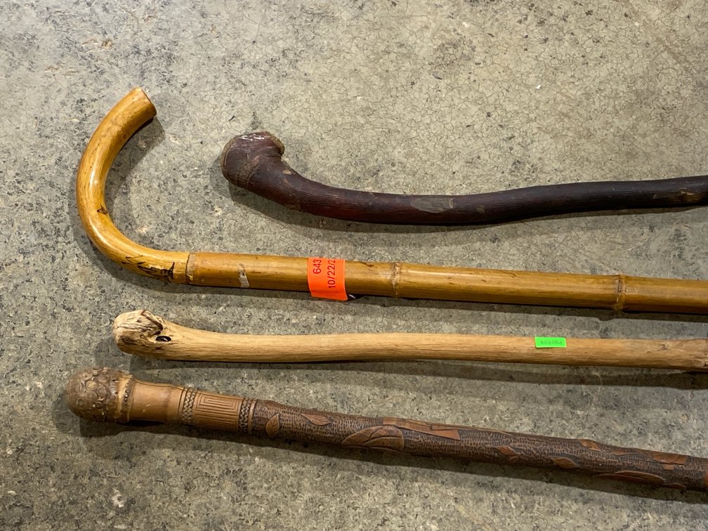 Bamboo & Wood Walking Sticks