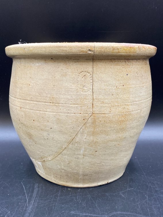Salt Glazed Pottery Crock
