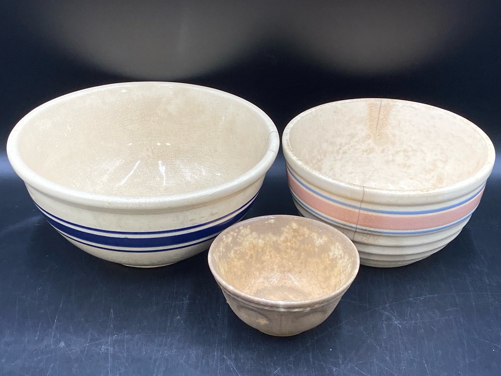 Stoneware Mixing Bowls & Related