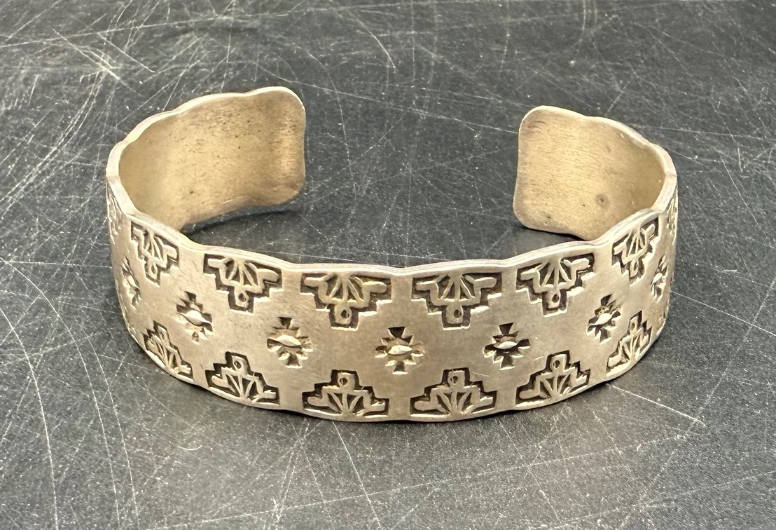 Marty Monte Southwest Sterling Cuff Bracelet
