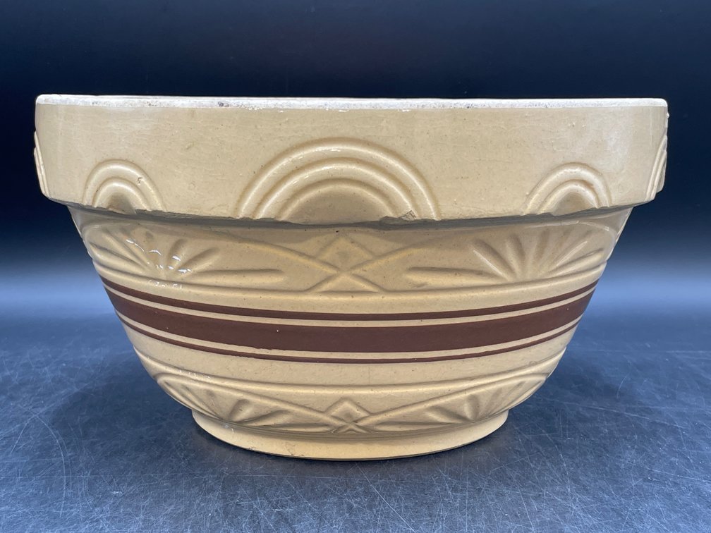 R.R.P. Co. #305 Yellow Ware Mixing Bowl