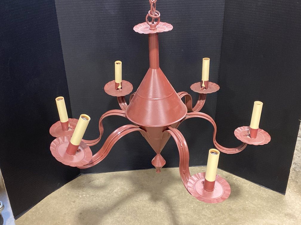 Colonial-Style Cone Chandelier