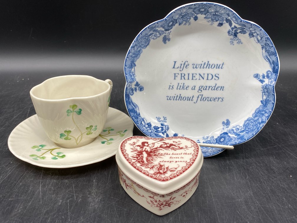 Spode, Belleek & Monticello Porcelain Souvenirs