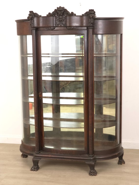 Bowfront Curio Cabinet