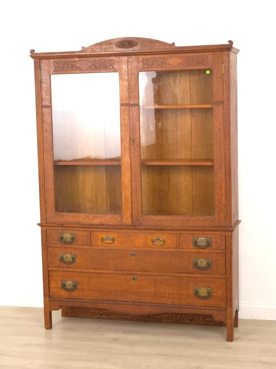 Antique Oak Hutch