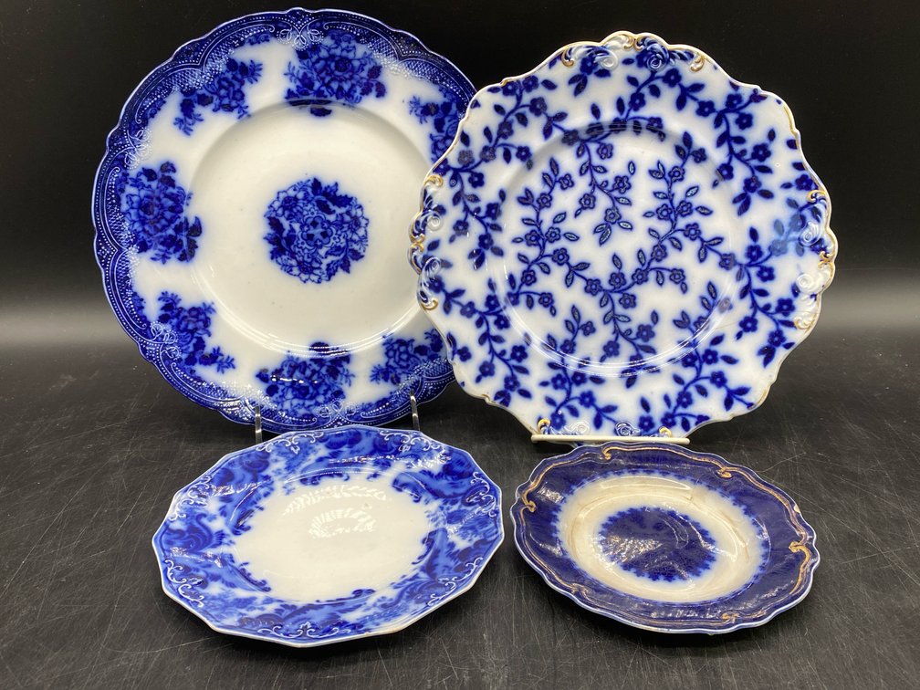 Flow Blue Decorative Plates