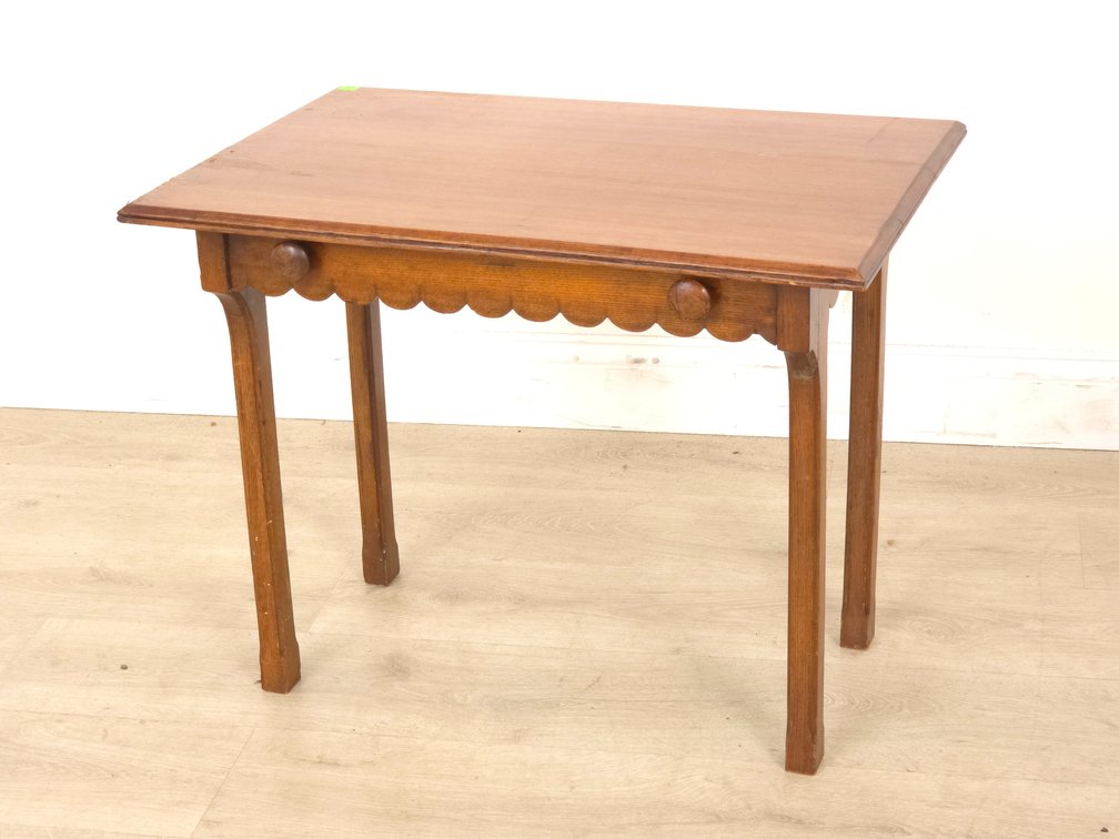 Scalloped Side Table