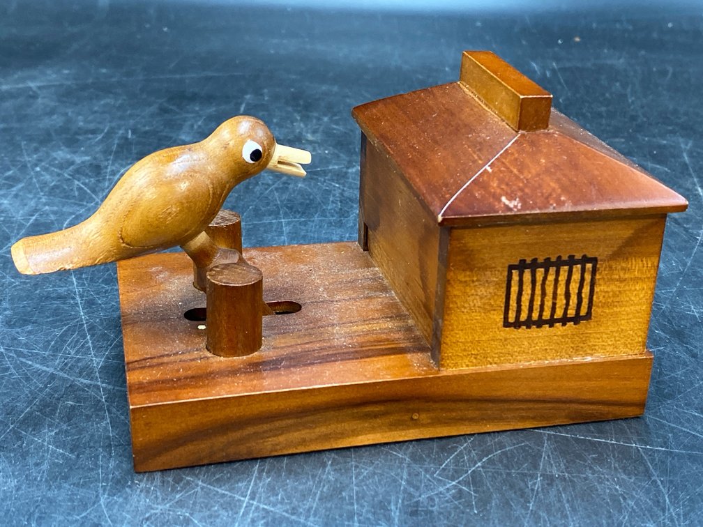 Karakuri Mechanical Toothpick Dispenser