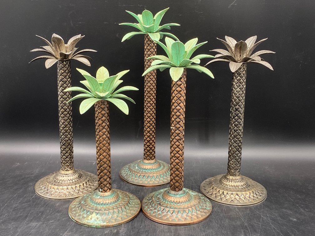 Palm Tree Candlesticks